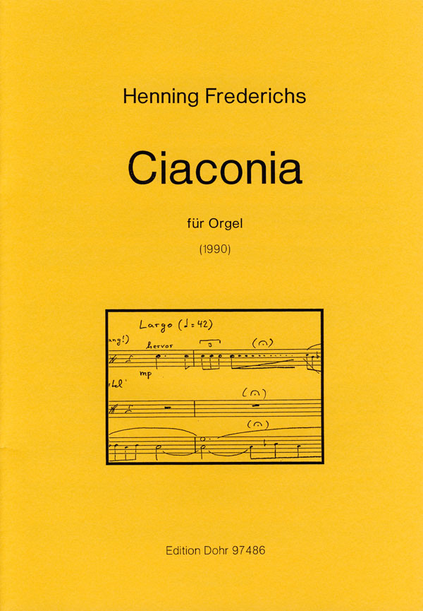 Ciaconia Vater unser im Himmelreich  für Orgel  