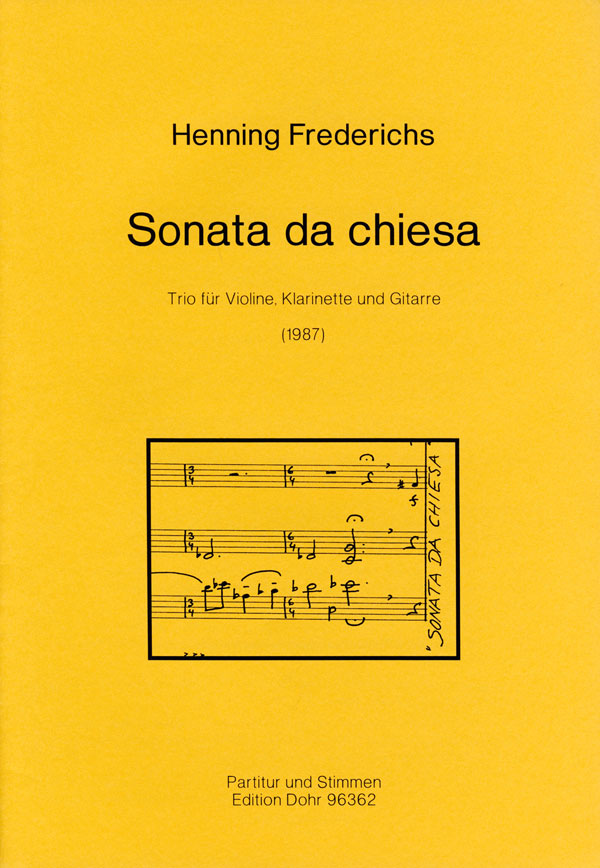 Sonata da chiesa für Violine,  Klarinette und Gitarre  