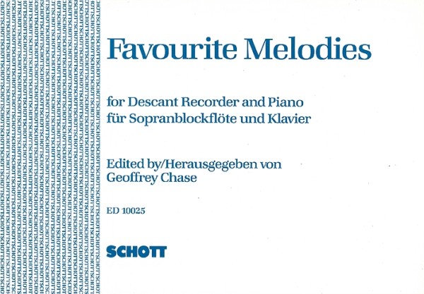 Favourite Melodies&nbsp;&nbsp;für Sopranblockflöte und Klavier&nbsp;&nbsp;
