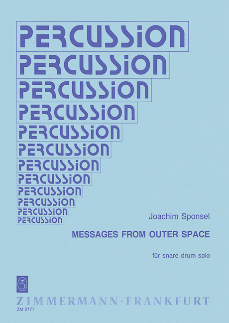 Messages from outer space für  Snare Drum solo  