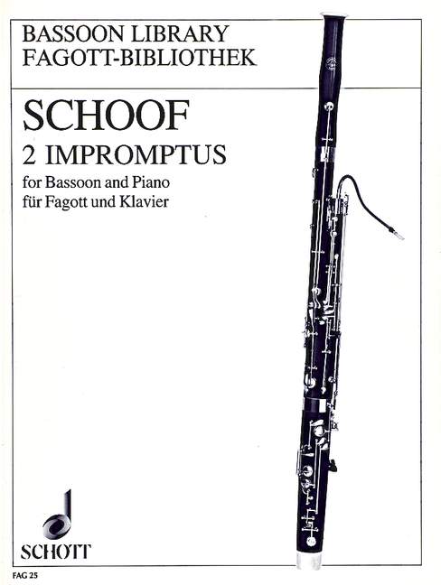2 Impromptus  für Fagott und Klavier  