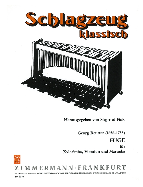 FUGE FUER XYLORIMBA, VIBRAFON UND&nbsp;&nbsp;MARIMBA,  3 SPIELPARTITUREN&nbsp;&nbsp;FINK, SIEGFRIED, ED