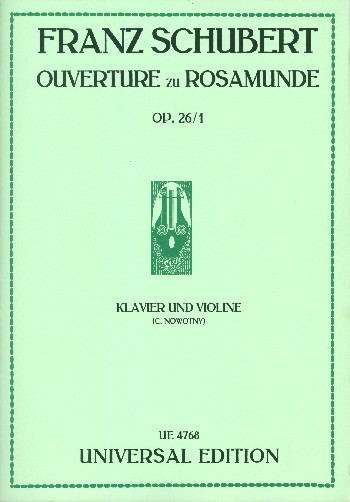Ouverture zu Rosamunde op.26,1&nbsp;&nbsp;für Violine und Klavier&nbsp;&nbsp;