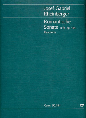 ROMANTISCHE SONATE FIS-MOLL OP.184&nbsp;&nbsp;FUER KLAVIER&nbsp;&nbsp;