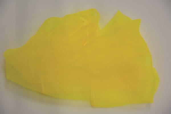 Nylontuch gelb für die musikalische Früherziehung    