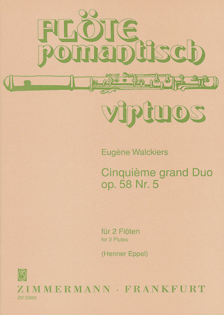 Grand Duo Nr.5 op.58,5  für 2 Flöten  Partitur und Stimmen