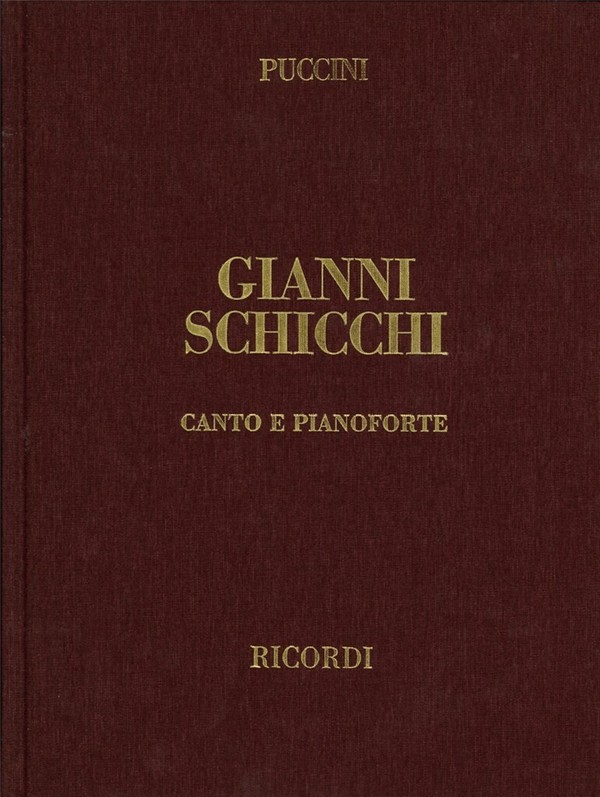 Gianni Schicchi&nbsp;&nbsp;&nbsp;&nbsp;Klavierauszug, gebunden (en/ital)