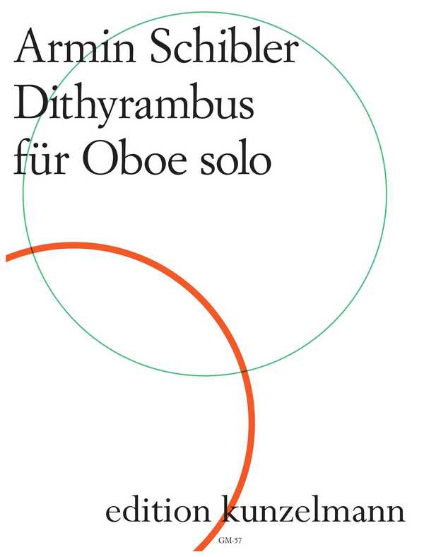 Dithyrambus&nbsp;&nbsp;für Oboe solo&nbsp;&nbsp;