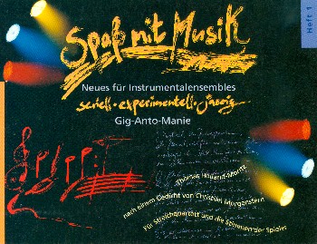 Gig-anto-manie für Streichquartett  und Sprechstimmen  Partitur