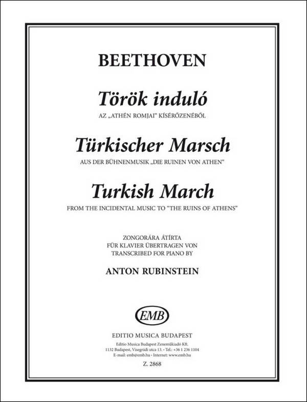 Türkischer Marsch op.111&nbsp;&nbsp;für Klavier&nbsp;&nbsp;