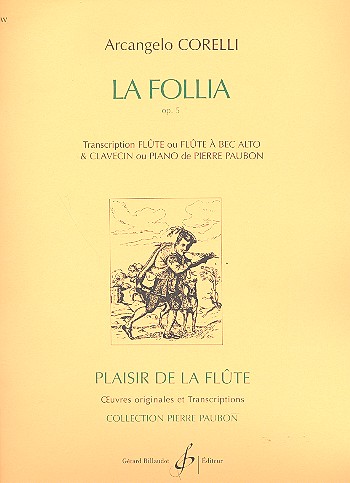 La Follia op.5 pour flûte  (Flûte a bec) et clavecin  (piano)
