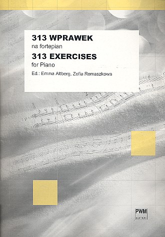 313 Exercises  for piano  