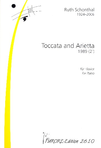 Toccata and Arietta  for piano  