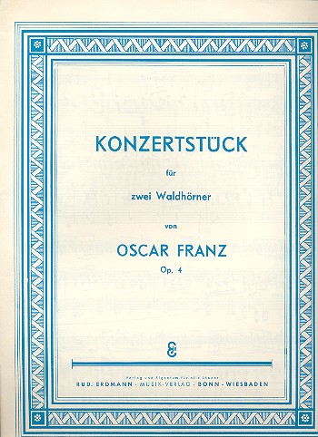 Konzertstück op.4  für 2 Waldhörner und Klavier  