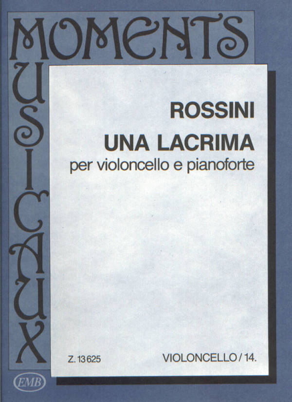 Una lacrima per violoncello&nbsp;&nbsp;e pianoforte&nbsp;&nbsp;