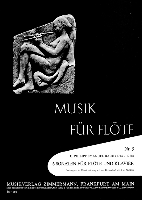Sonate B-Dur Nr.5  für Flöte und Bc  