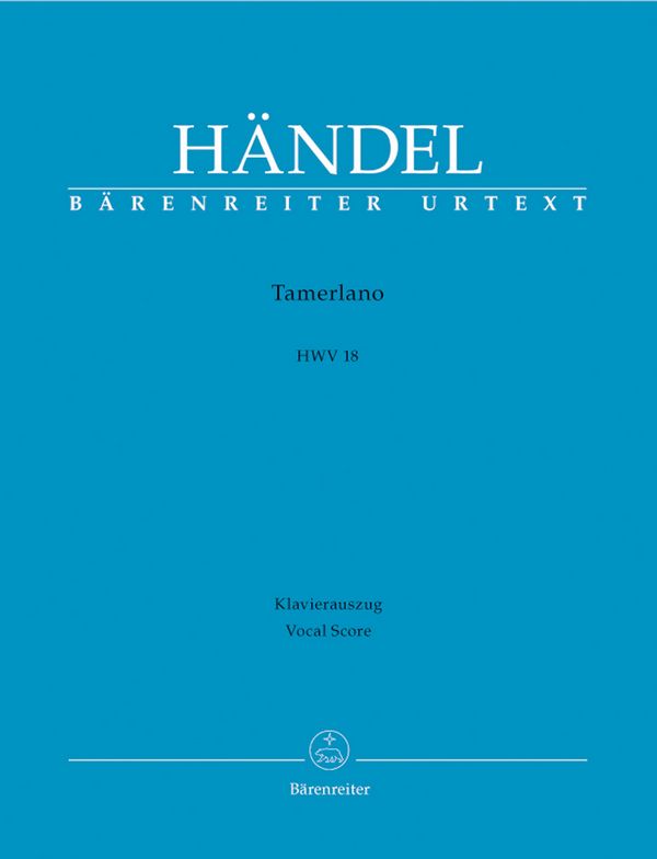 Tamerlano HWV18&nbsp;&nbsp;Klavierauszug (it/dt)&nbsp;&nbsp;