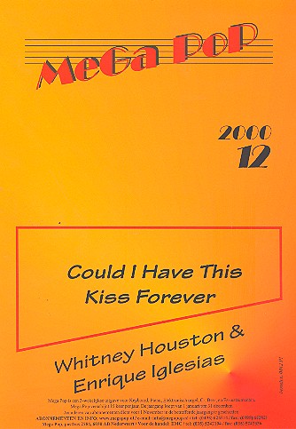 Could I have this Kiss forever:  Einzelausgabe für Klavier (mit Text)  