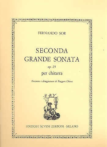 Seconda grande sonata op.25&nbsp;&nbsp;per chitarra&nbsp;&nbsp;