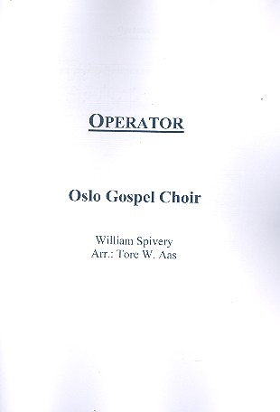 Operator  for mixed chorus a cappella  score