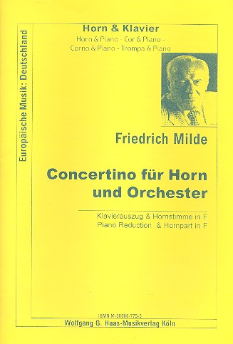 CONCERTINO FUER HORN UND&nbsp;&nbsp;ORCHESTER FUER HORN IN F&nbsp;&nbsp;UND KLAVIER