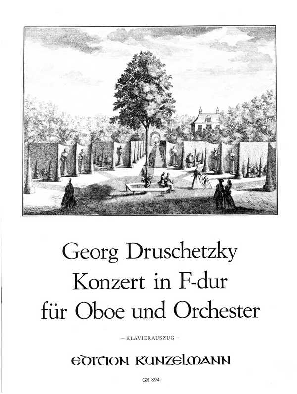 Konzert F-Dur  für Oboe und Orchester  für Oboe und Klavier