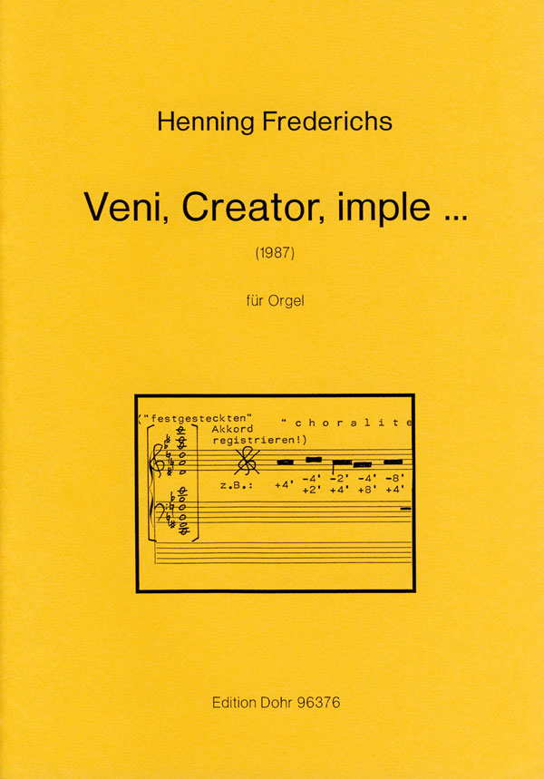 VENI CREATOR IMPLE FUER ORGEL  (1987)  