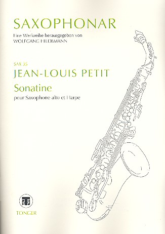 Sonatine für Altsaxphon  und Harfe  2 Spielpartituren