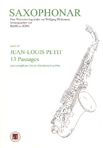 13 passages pour saxophone alto  et vibraphone/marimba  