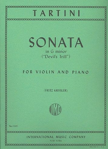 Sonata g minor Devil's Trill&nbsp;&nbsp;for violin and piano&nbsp;&nbsp;