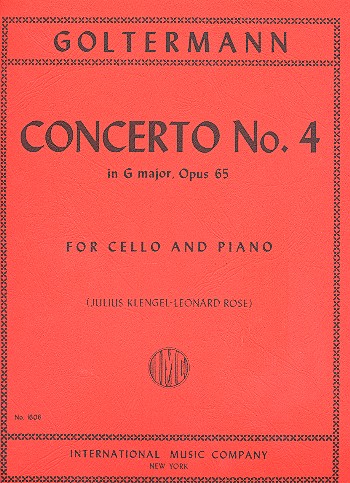 Concerto G major no.4 op.65  for cello and piano  