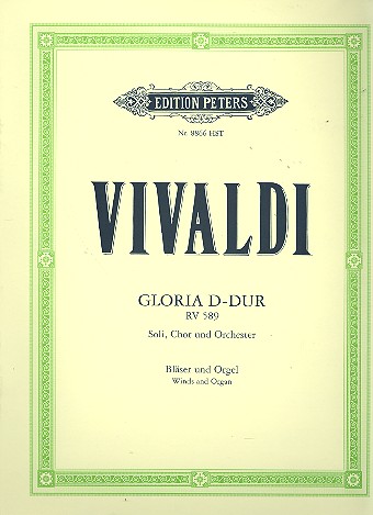 Gloria D-Dur RV589&nbsp;&nbsp;für Soli, gem Chor und Orchester&nbsp;&nbsp;Harmoniestimmen