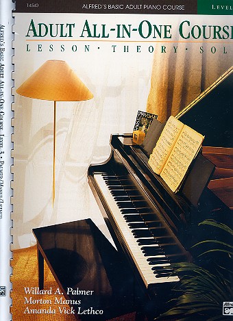 Alfred's basic Adult Piano Course  Adult all-in-one Course Level 3  lesson theory solo