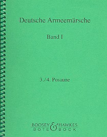 Deutsche Armeemärsche Band 1  Posaune 3/4  