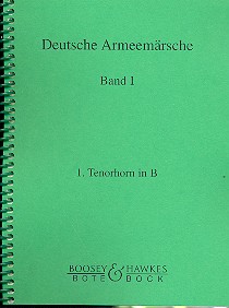 Deutsche Armeemärsche Band 1  Tenorhorn 1 in B  