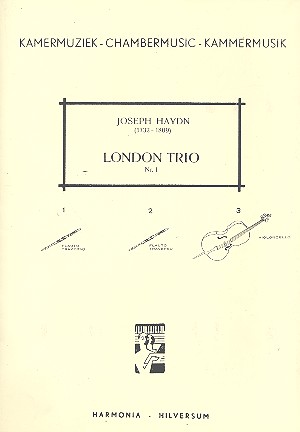 Londoner Trio nr.1&nbsp;&nbsp;für 2 Flöten und Cello&nbsp;&nbsp;Spielpartitur