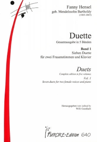 Duette Band 1  für 2 Frauenstimmen und Klavier  