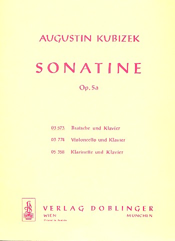 Sonatine op.5a  für Viola und Klavier  