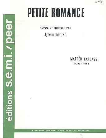 Petite Romance  for guitar  