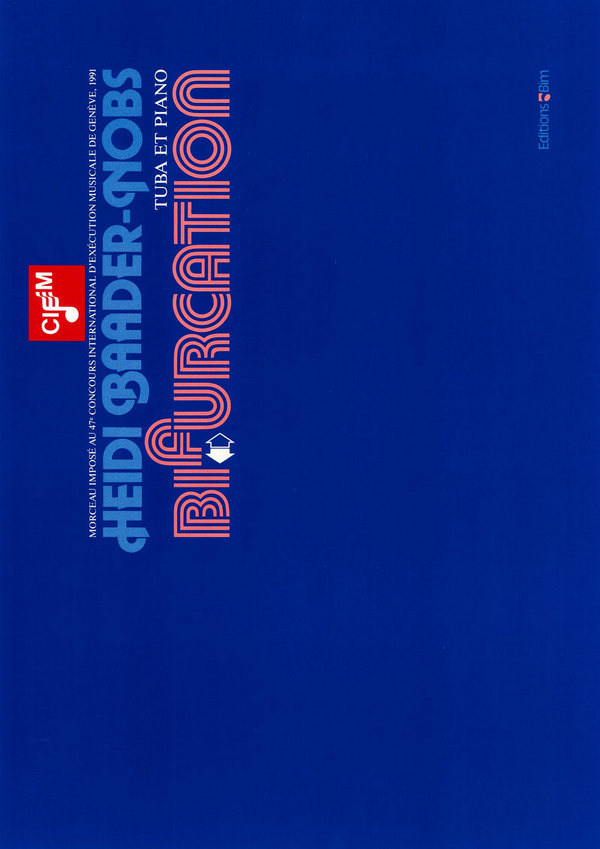 BIFURCATION POUR TUBA ET PIANO&nbsp;&nbsp;ABZWEIGUNG&nbsp;&nbsp;