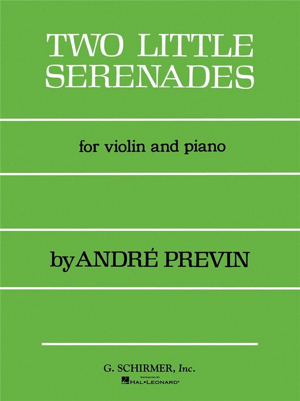 2 LITTLE SERENADES FOR VIOLIN AND  PIANO  
