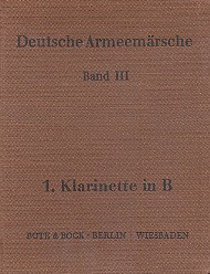 Deutsche Armeemärsche Band 3    Klarinette 1 in B