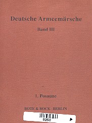 Deutsche Armeemärsche Band 3    Posaune 1