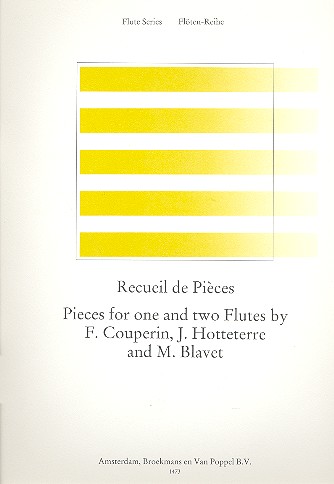 Pieces for 1 and 2 flutes by Couperin&nbsp;&nbsp;Hotteterre and Blavet&nbsp;&nbsp;