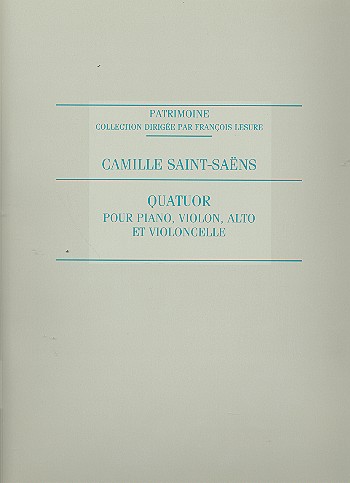 Quatuor pour violon, alto, violoncelle&nbsp;&nbsp;et piano&nbsp;&nbsp;