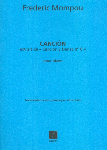 Cancion y danza no.6   pour guitare  