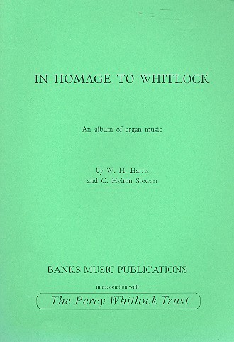 In Homage to Whitlock vol.1  An album of organ music  