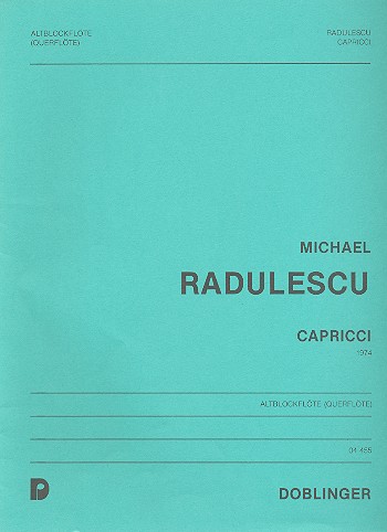 Capricci für Altblockflöte (Flöte) solo    