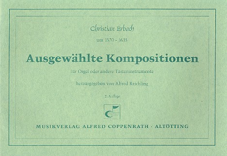 Ausgewählte Kompositionen  für Orgel oder andere Tasteninstrumente  