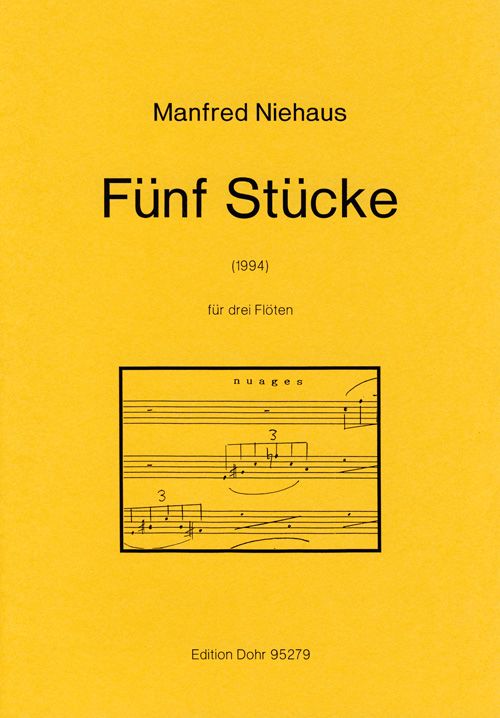 5 Stücke für 3 Flöten (1994)&nbsp;&nbsp;Spielpartitur&nbsp;&nbsp;